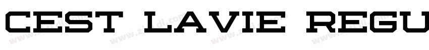 Cest Lavie Regular字体转换 Cest Lavie Regular字体转换